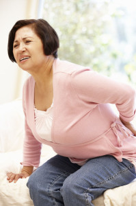 42109684 - senior hispanic woman with backache